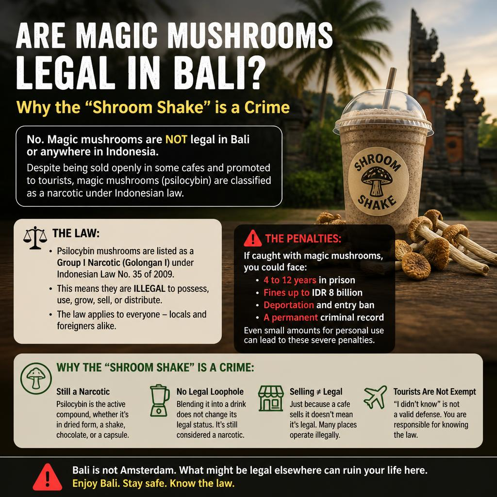 Are Magic Mushrooms Legal in Bali?