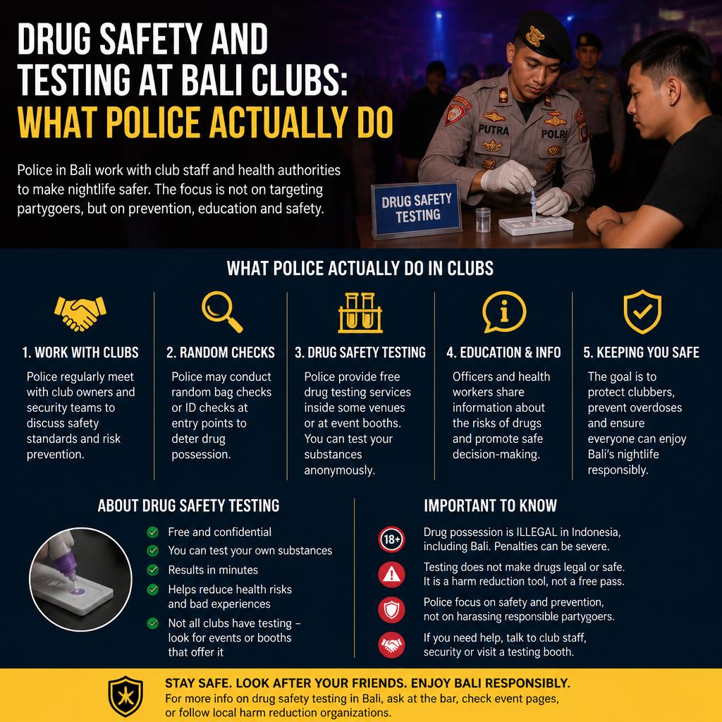 Drug Safety and Testing at Bali Clubs