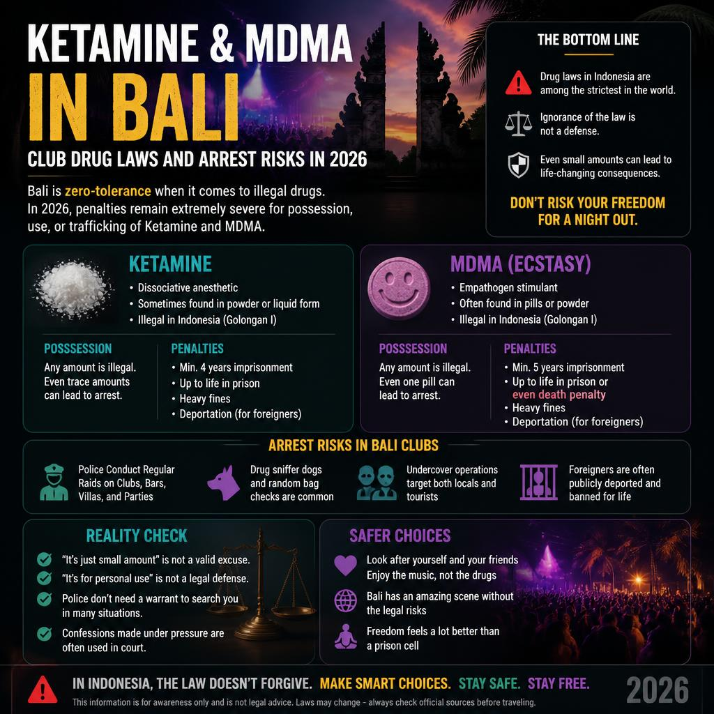 Ketamine and MDMA in Bali