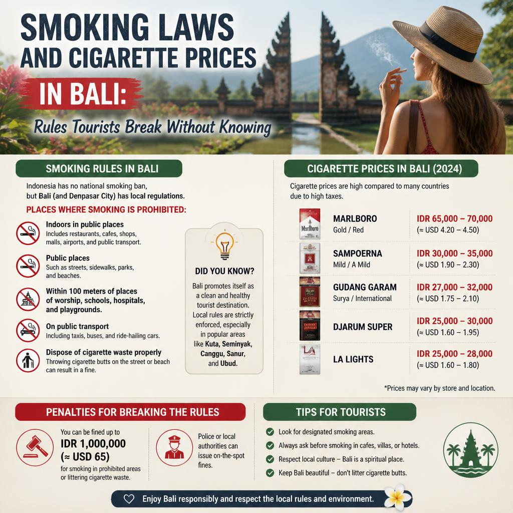 Smoking Laws and Cigarette Prices in Bali