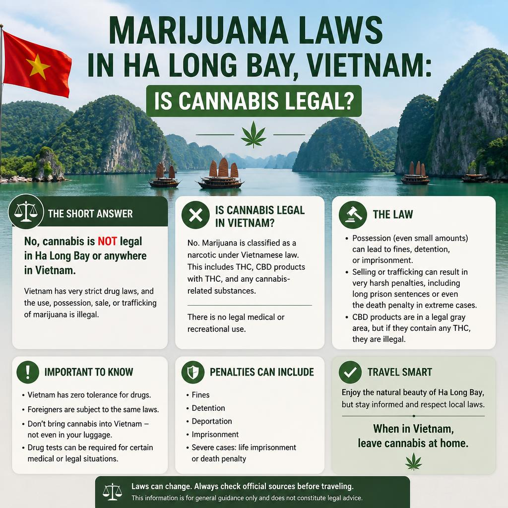 Marijuana Laws in Ha Long Bay, Vietnam: Is Cannabis Legal?
