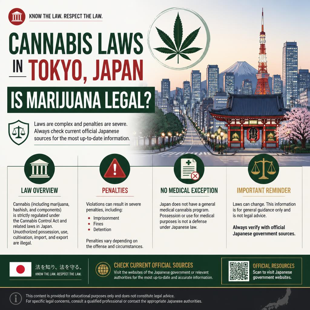 Cannabis Laws in Tokyo, Japan: Is Marijuana Legal?